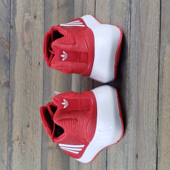 adidas Swift Run 22 Men's Running Casual Shoes Vivid Red - Picture 4 of 10